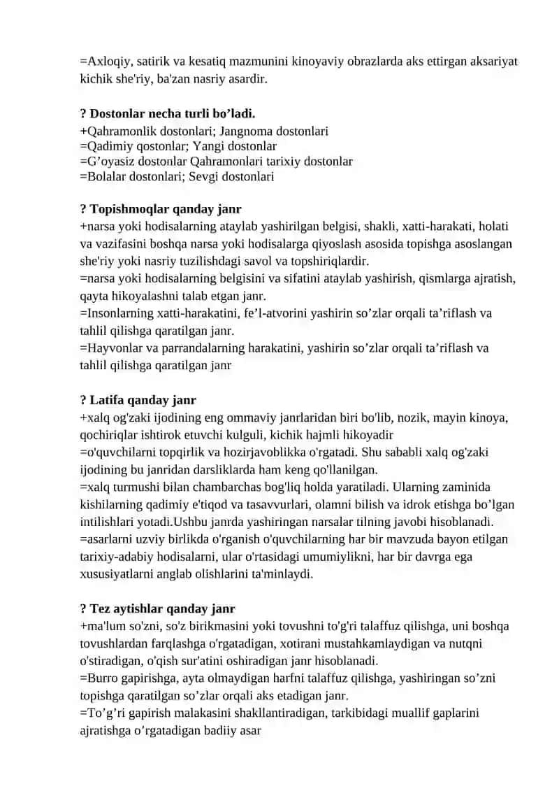 Darslar talablariga hozirgi zamon ma'ruzalar mazmunini tahlil qilish 3