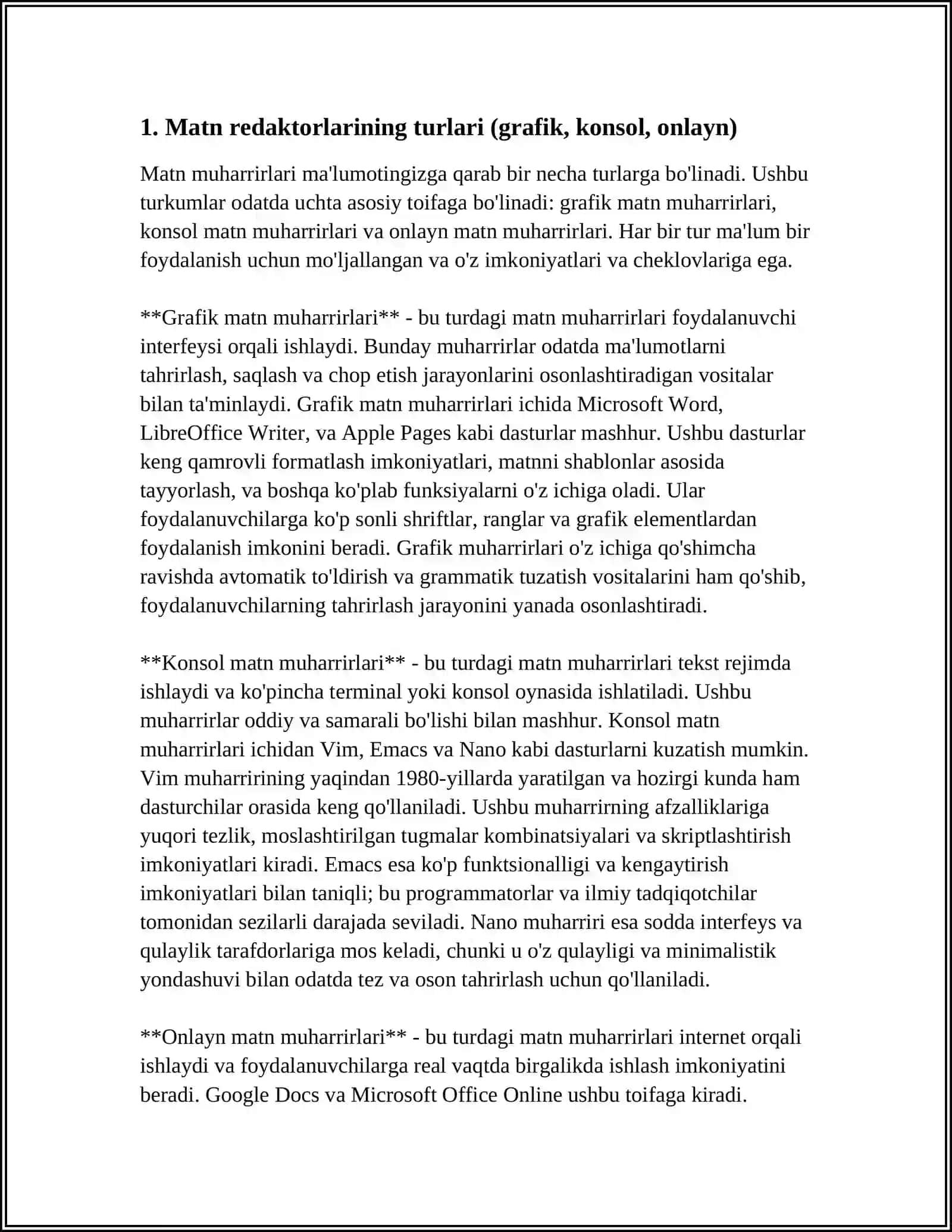 MATN REDAKTORLARI 3