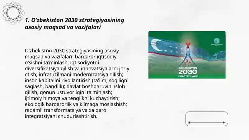 Oʻzbekiston 2030 strategiyasi mazmuni va mohiyati 3