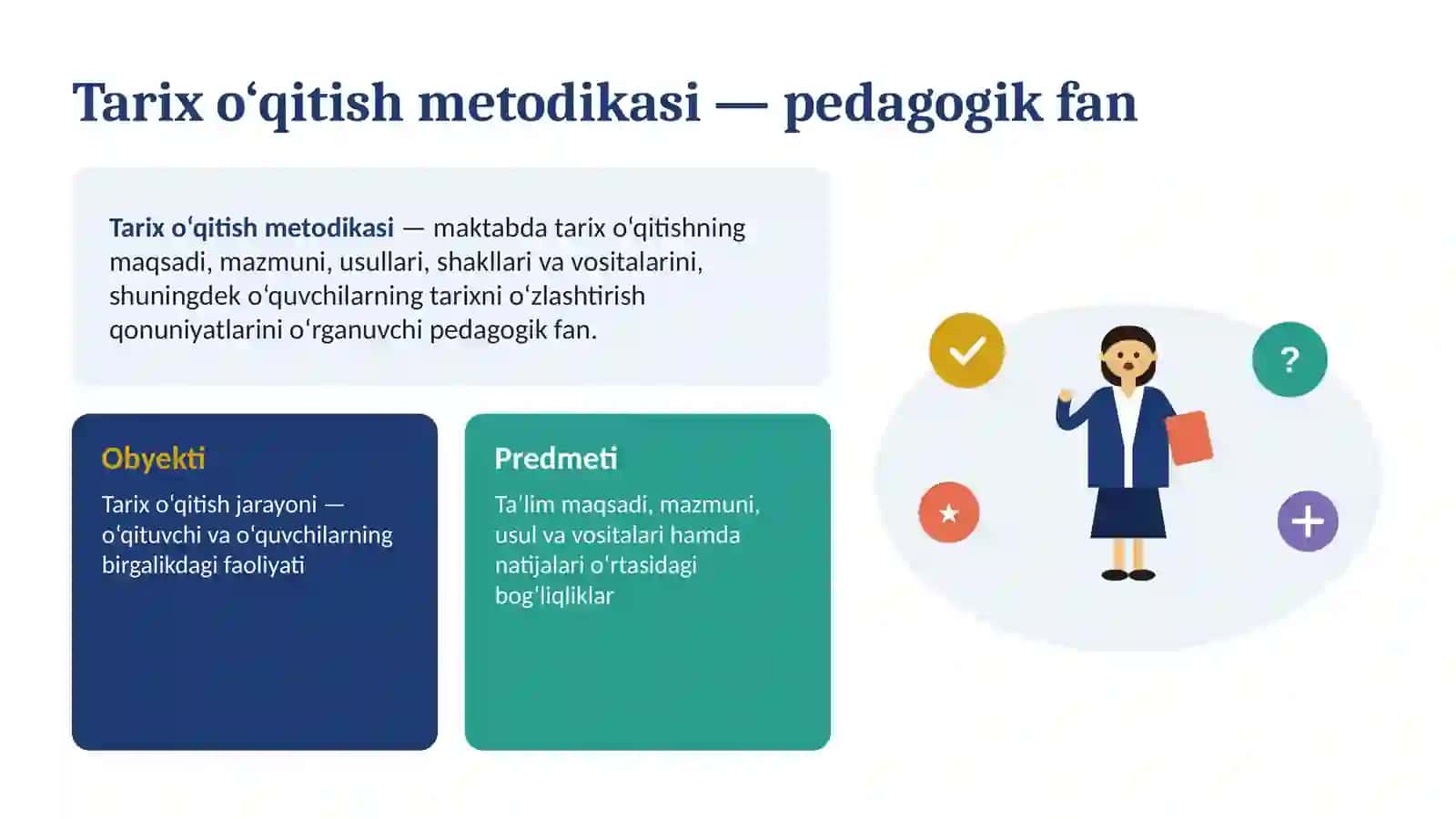 TARIX O‘QITISH METODIKASI 3