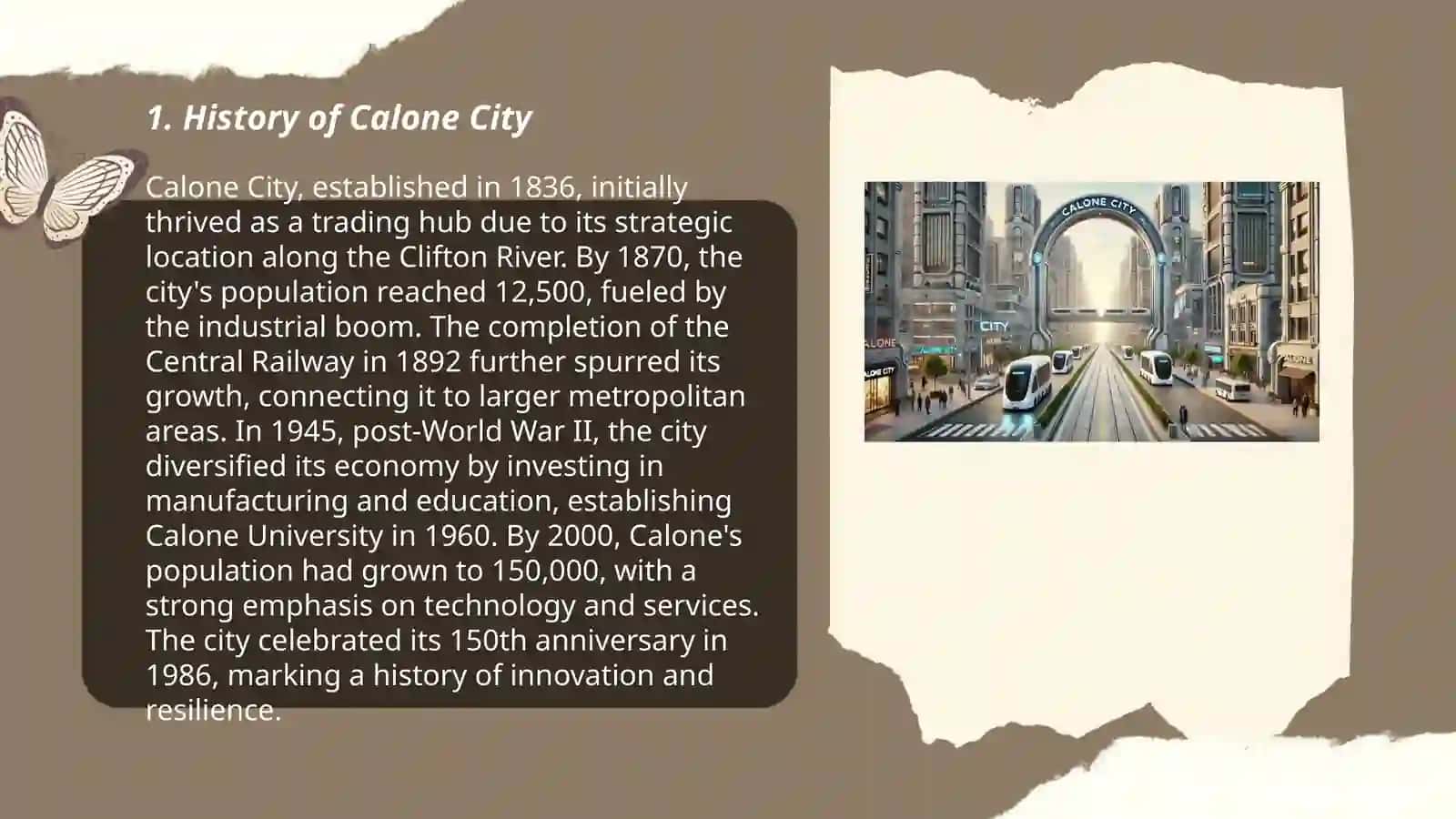 History of Calone City 3