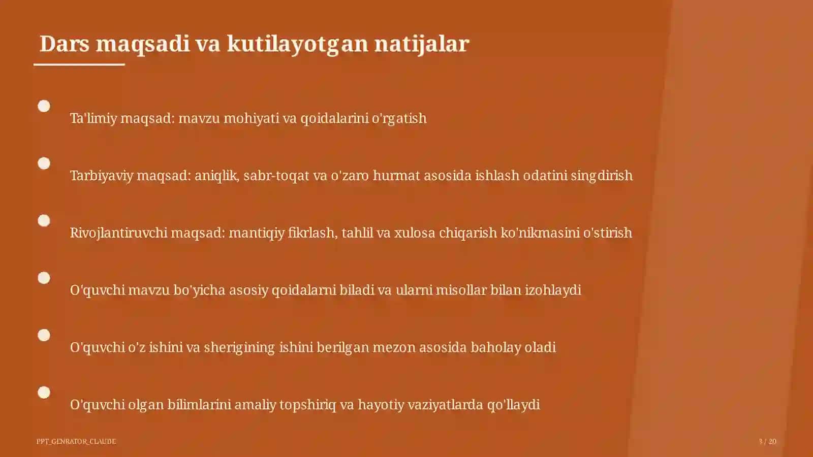 Ochiq ta'lim resurslari (OER) dan foydalanish 3
