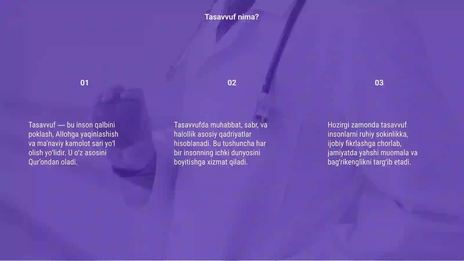 Tasavvuf va hozirgi zamon 3