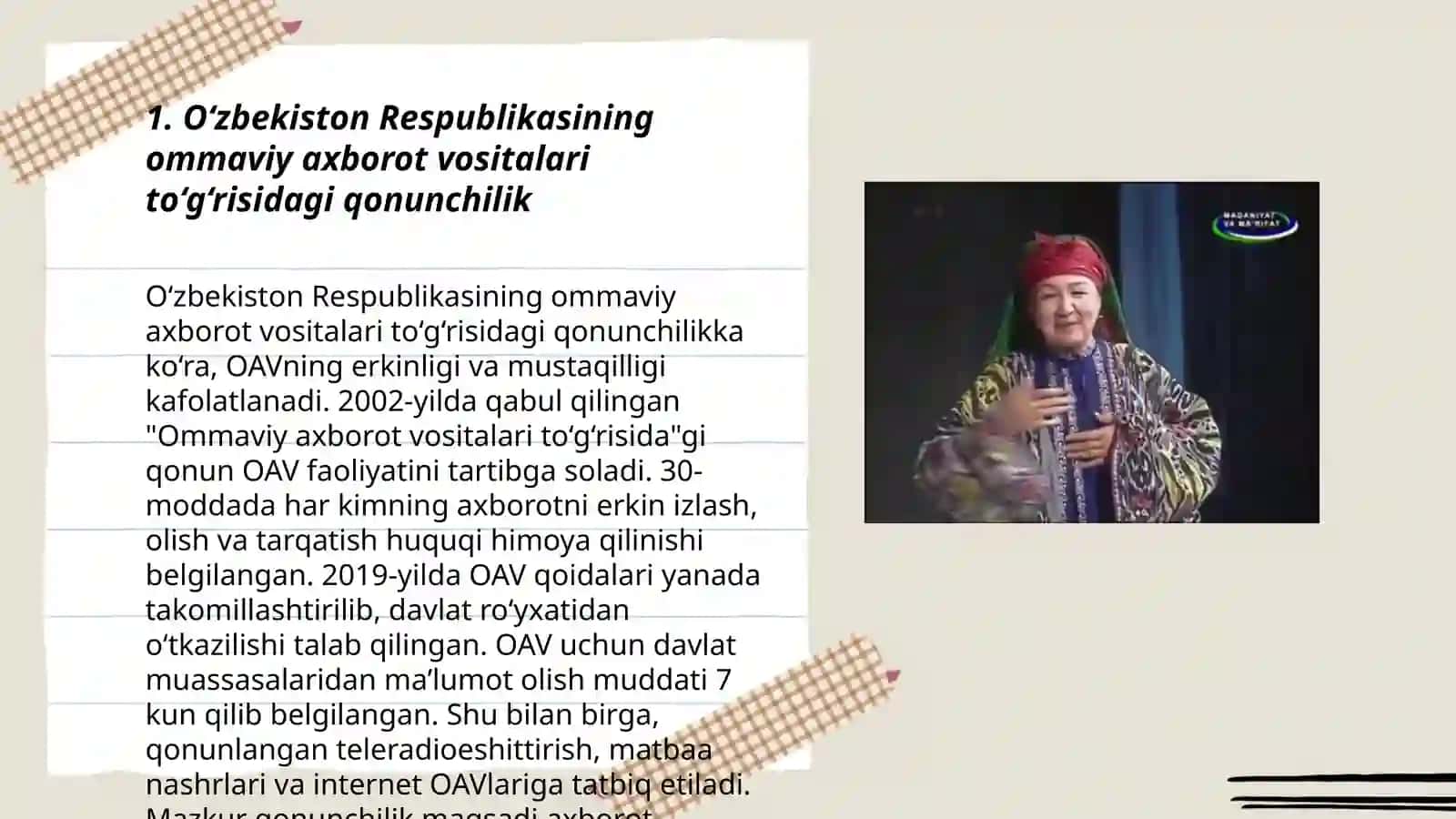 O‘zbekiston Respublikasining ommay axborot vositalari 3