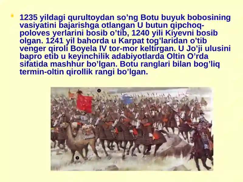 Chingizxonning O`rta Osiyoni bosib olishi 3