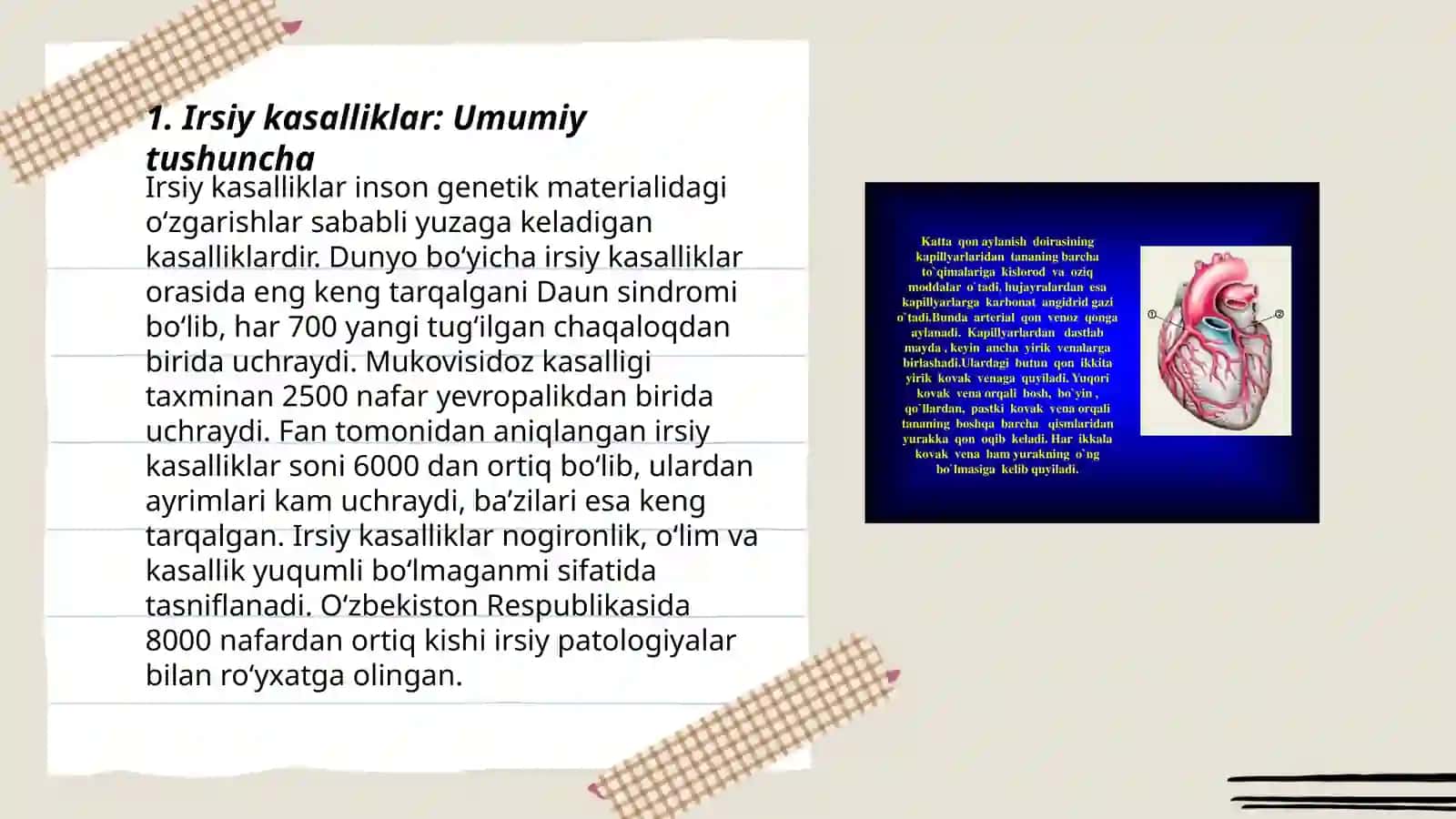 Irsiy kasalliklar xromasoma kasalliklar 3