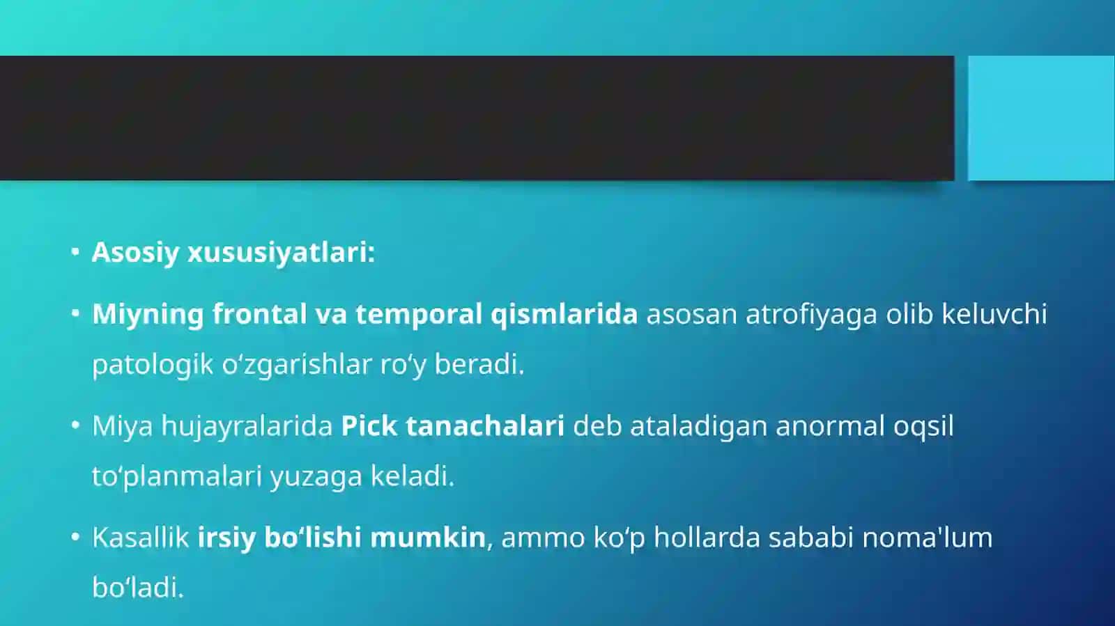 PIK KASALLIGI 3