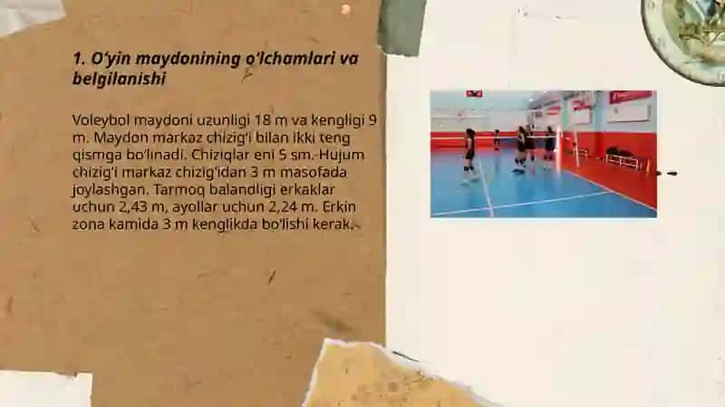 Voleybol sport oʻyini qoidalari 3
