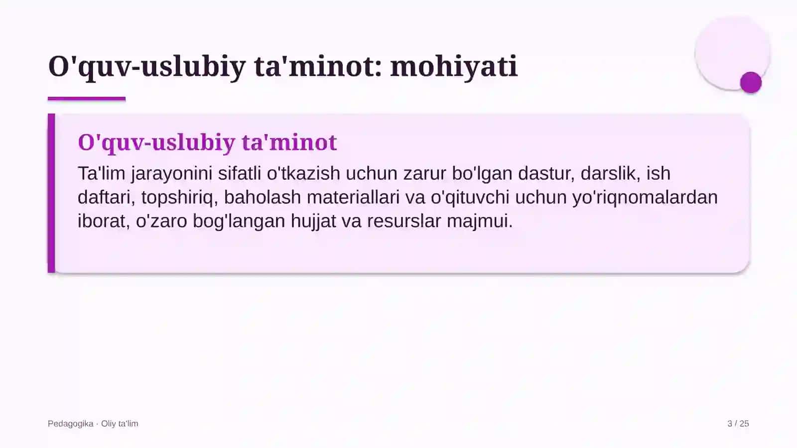 muhandislik qidiruv ishlarida o'quv uslubiy ta'minot 4523 3
