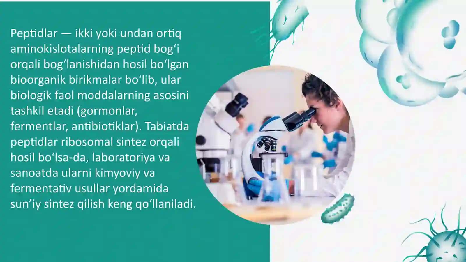 Peptidlarning sifat reaksiyalari. 3