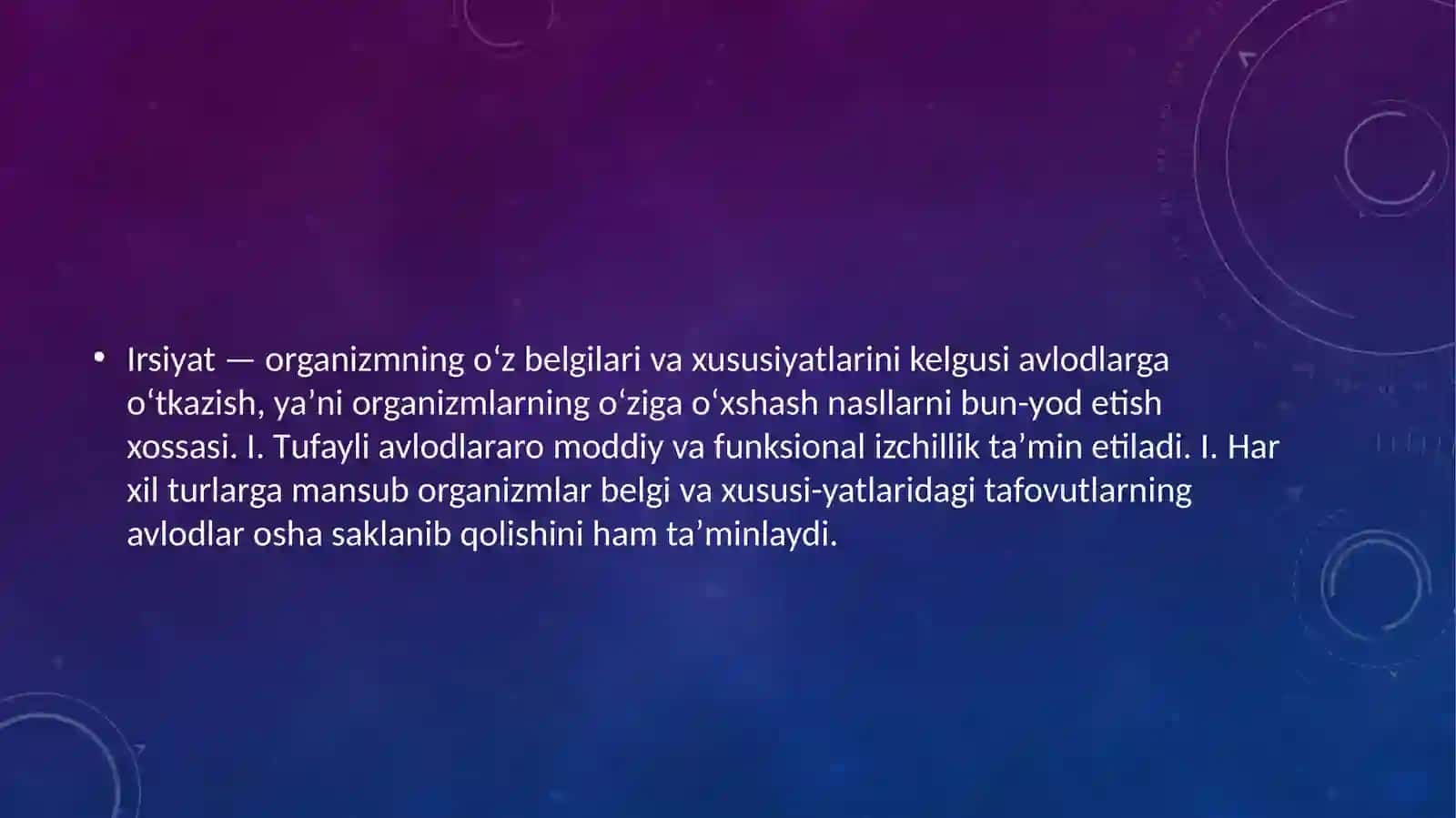 Hayvonlar patofiziologiyasi fanidan mustaqil ta'limi ishi 3