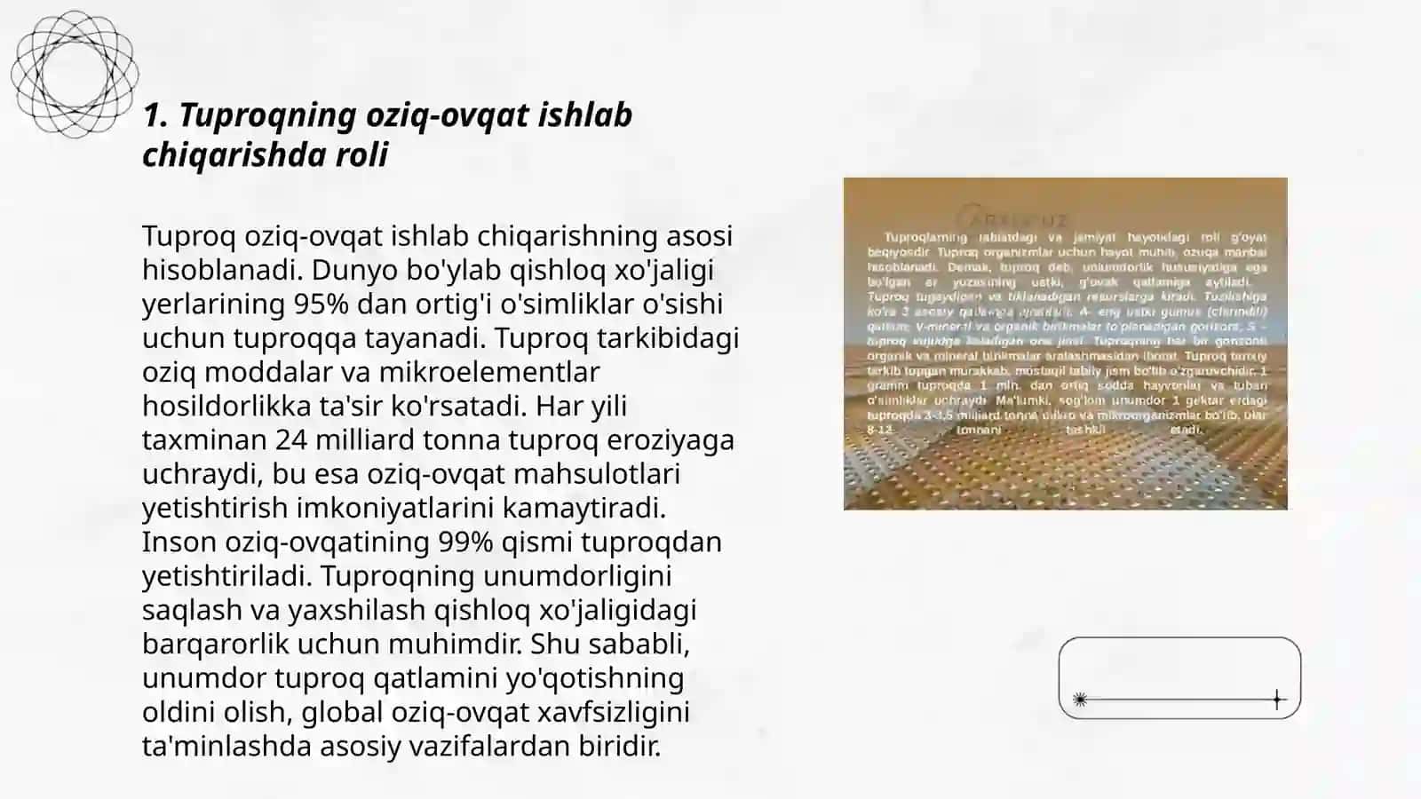 Tabiat va jamiyat hayotida tuproqning ahamiyati 3