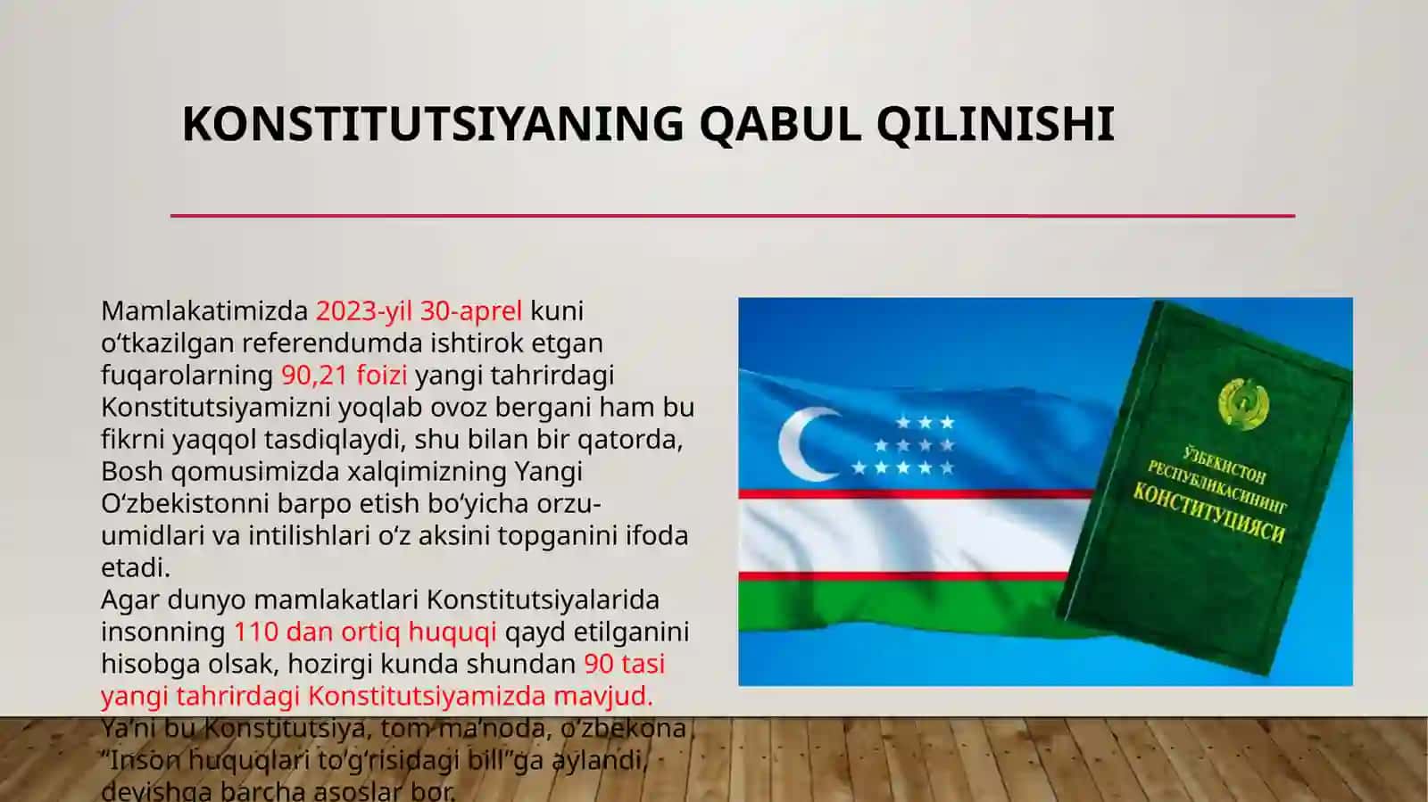 YANGI TAHRIRDAGI KONSTITUTSIYANING MAZMUNI VA QABUL QILINISH BOSQICHLARI 3