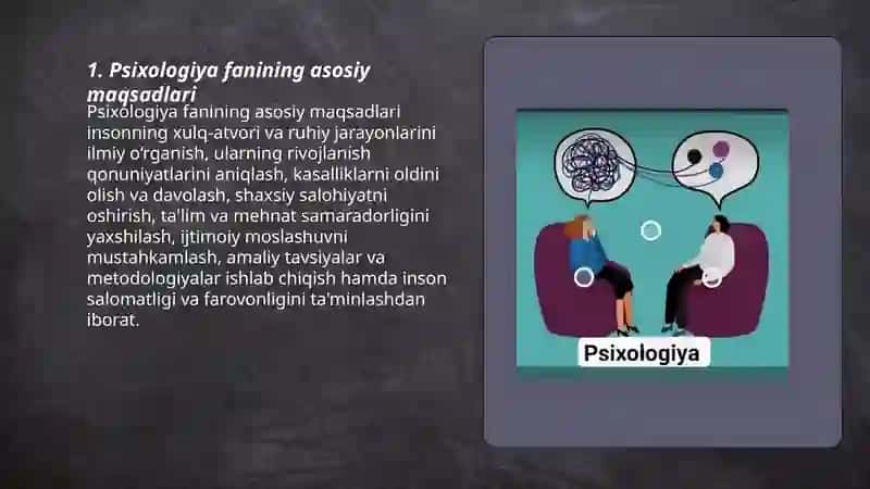 Psixologiya fanining maqsad va vazifalari 3