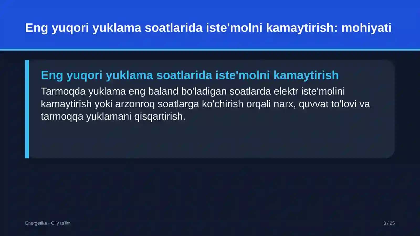 qurilish mollari do'konlarida eng yuqori yuklama soatlarida iste'molni kamaytirish 5025 3