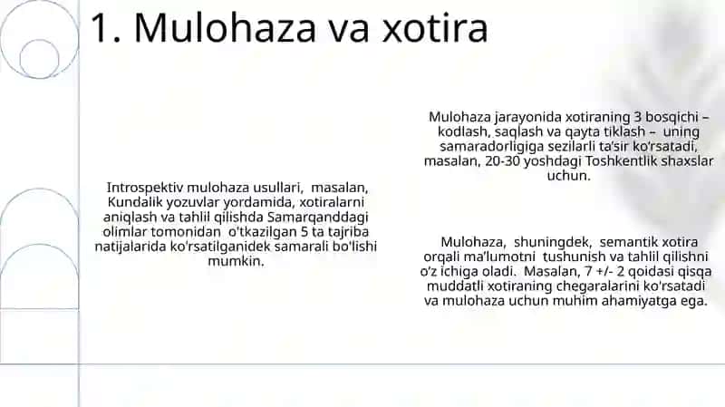 Tafakkur borasida psixologik nazariyalar 3
