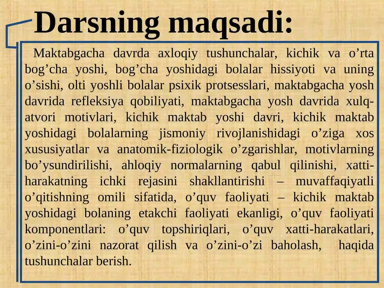 Maktabgacha va kichik maktab yosh davri psixologiyasi 3