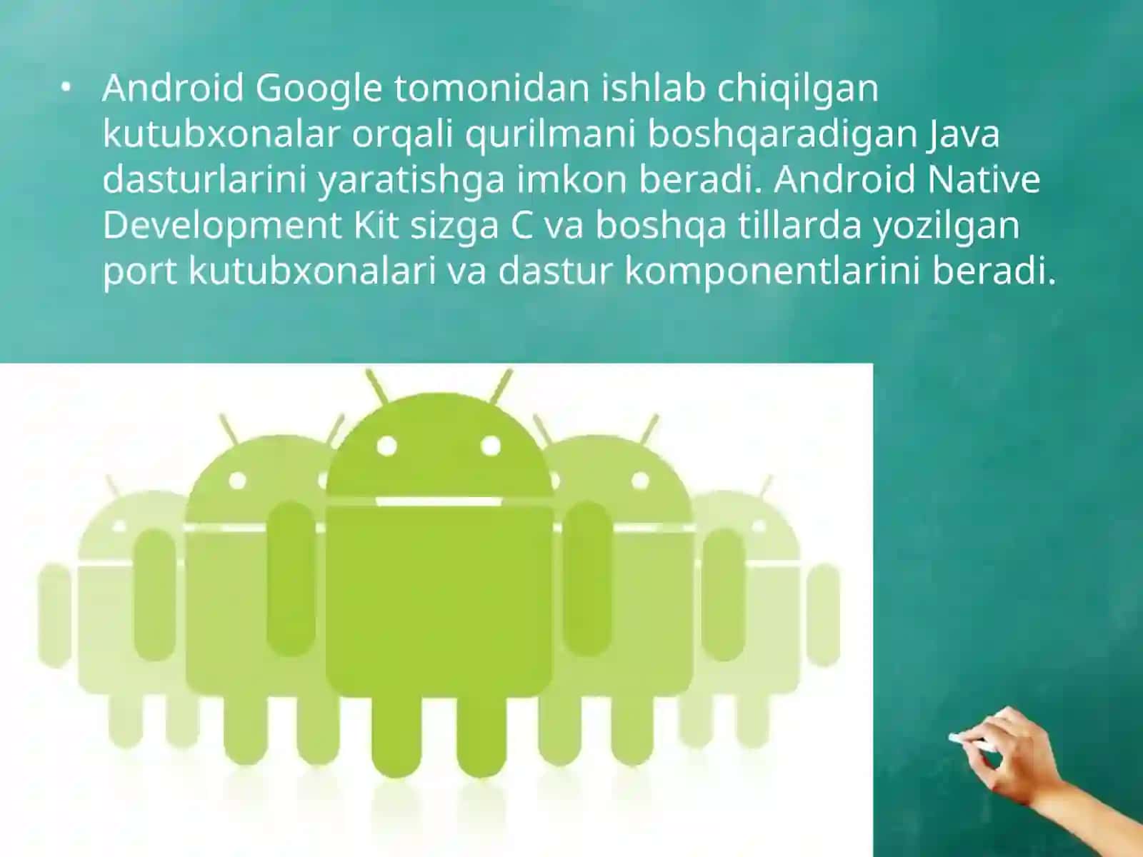 Android operatsion tizimi 3