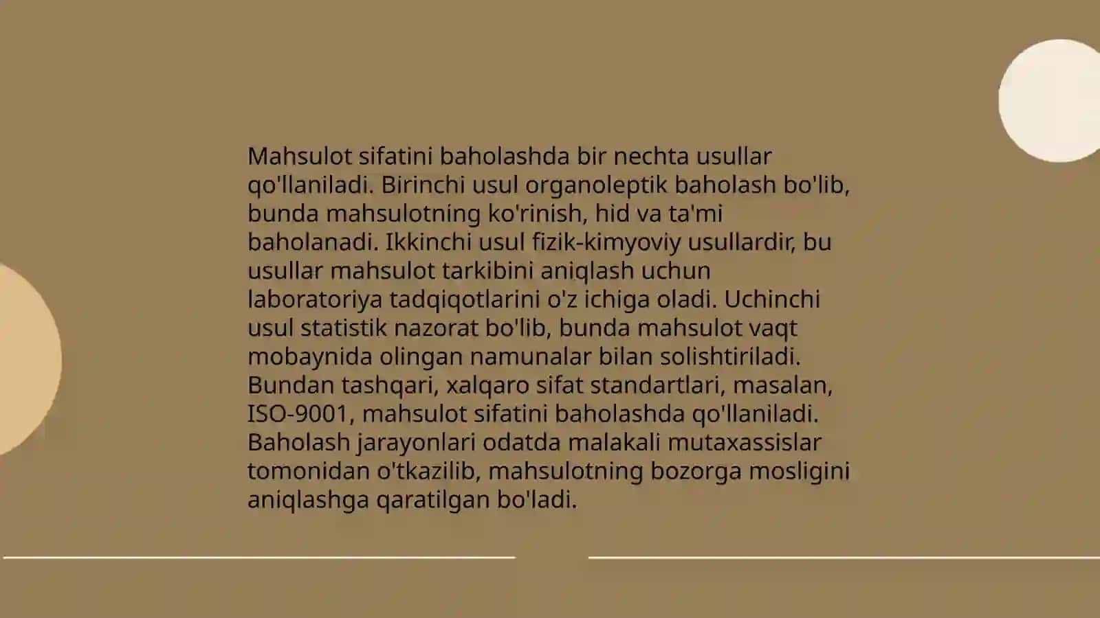 Mahsulotlarning sifatini nazorat qilish 3