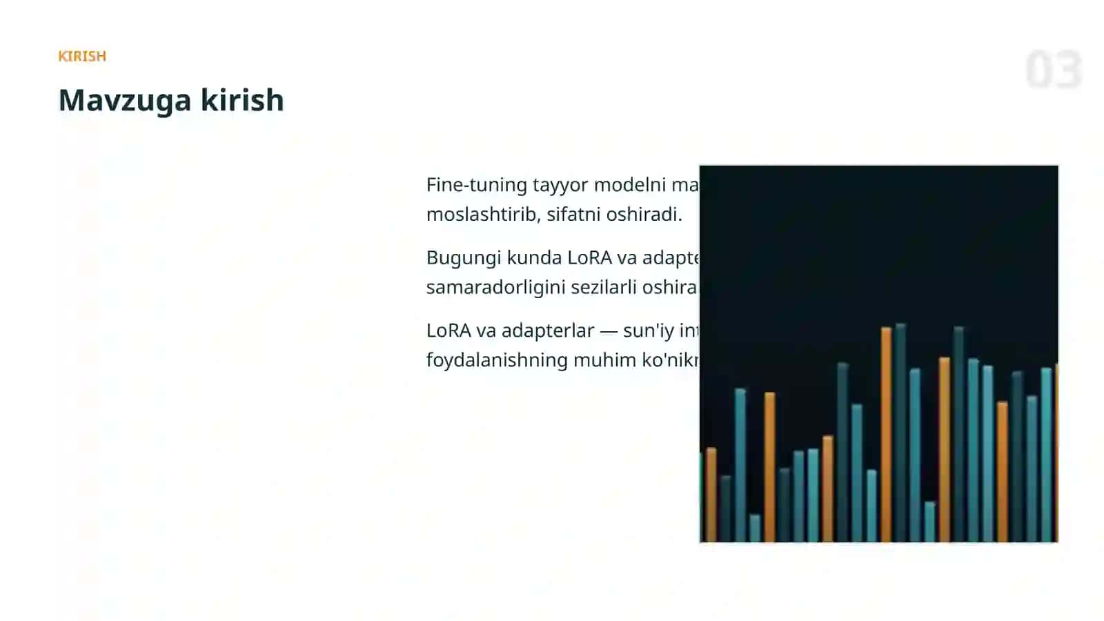 MODELLARNI SOZLASH (FINE-TUNING) 3
