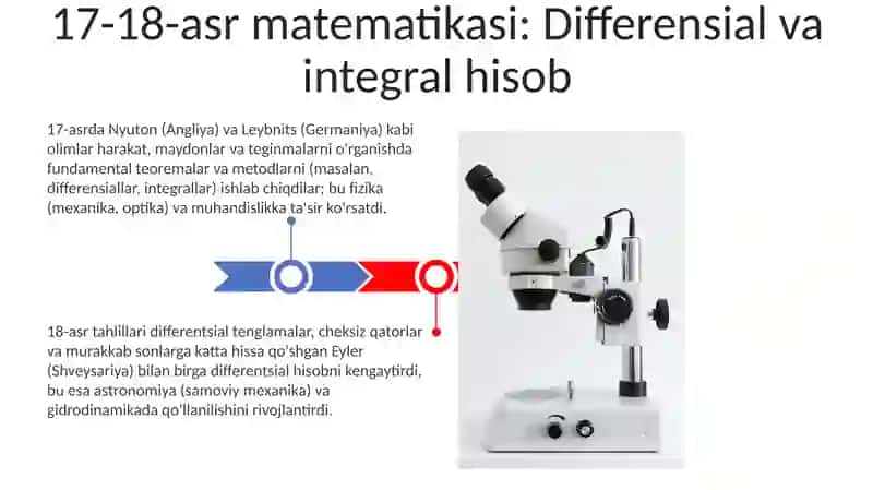 Matematikaning fan va o'quv predmeti sifatidagi taraqqiyot bosqichlar, har bir bosqichga xos maqsadi va vazifalari. Ularning hayotga tadbiq 3