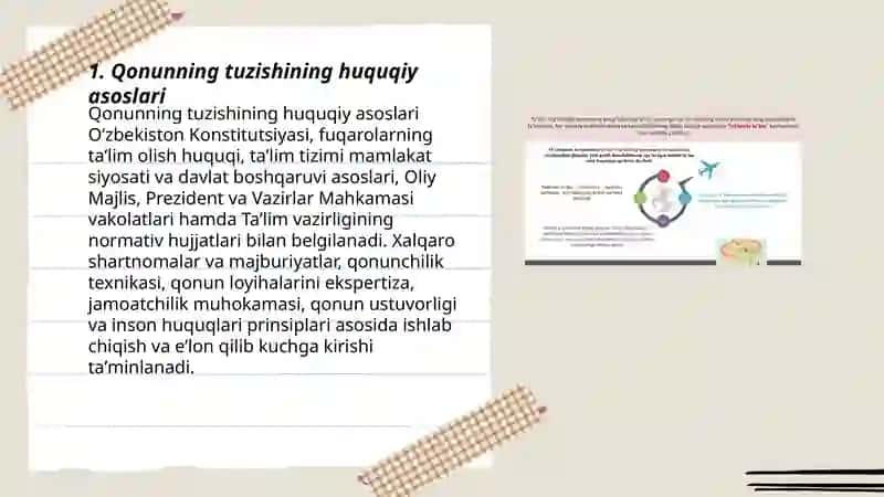 Qonunning tuzishilishi va umumiy mohiyati 3