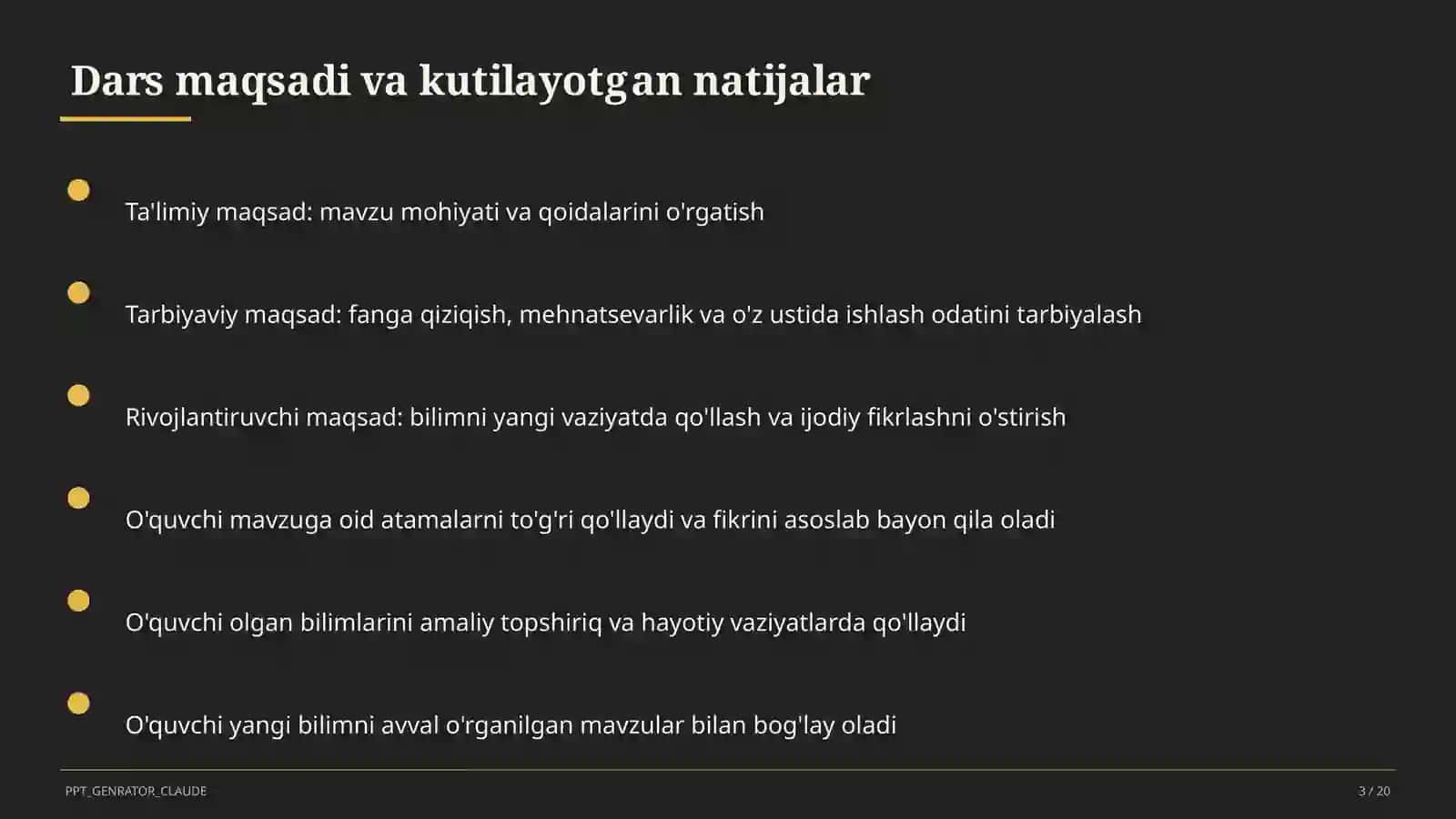Geografiya 11-sinfgacha: o'lkashunoslik loyihalari va xarita bilan ishlash 3