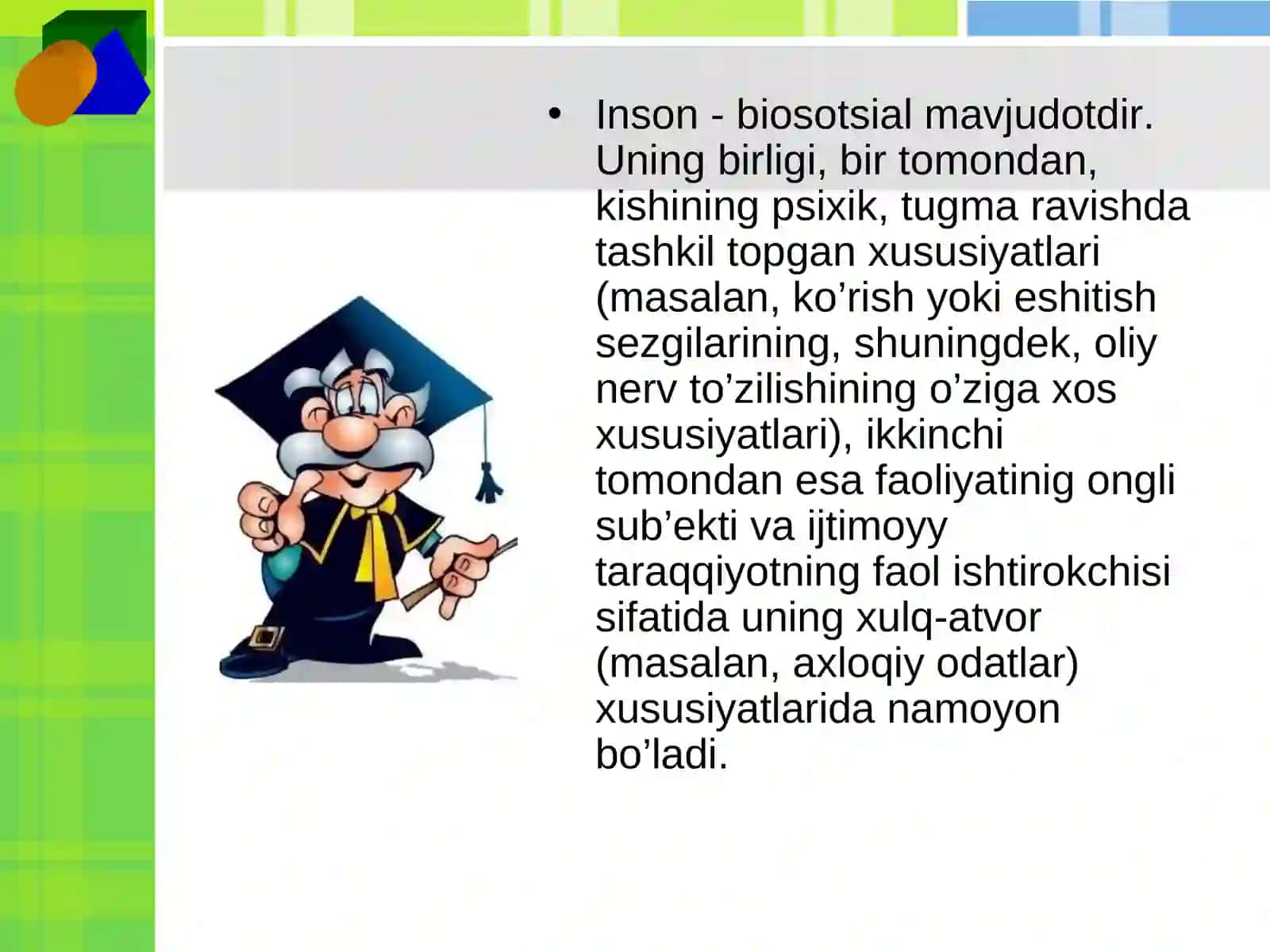 Psixik rivojlanish va uni davlatirish muammosi 3