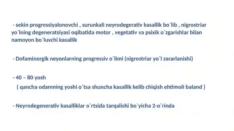 PARKINSON KASALLIGI 3