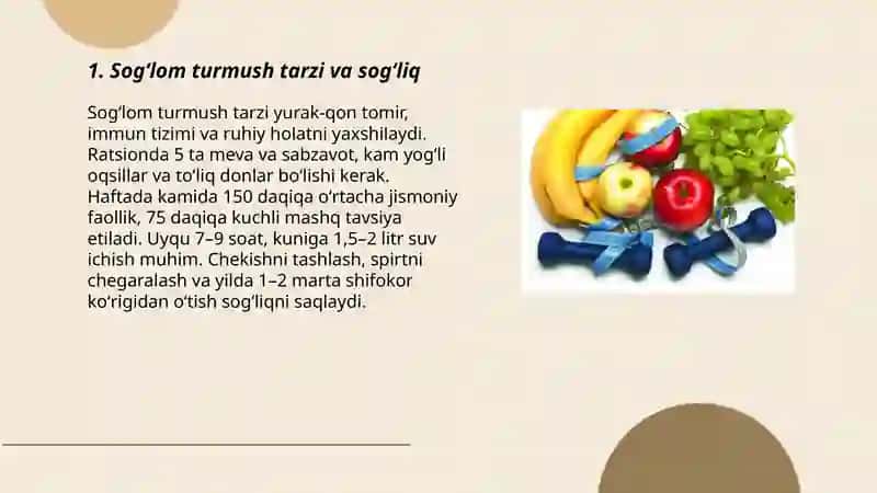 Turmush tarzi 3