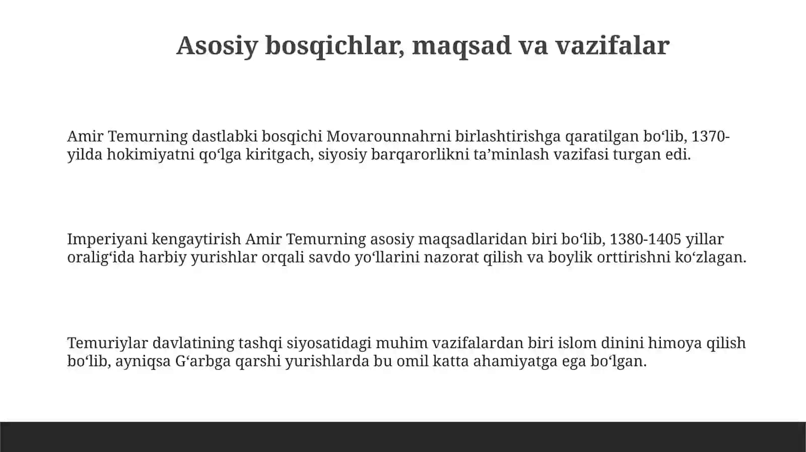 Amir Temurtashqisiyosati 3