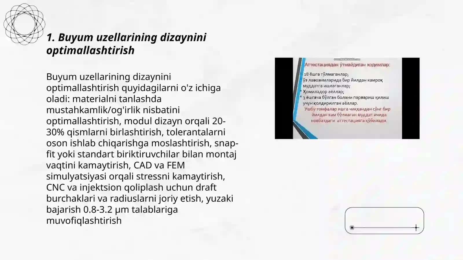 Buyum uzellariga ishlov berishni takomillashtirish 3