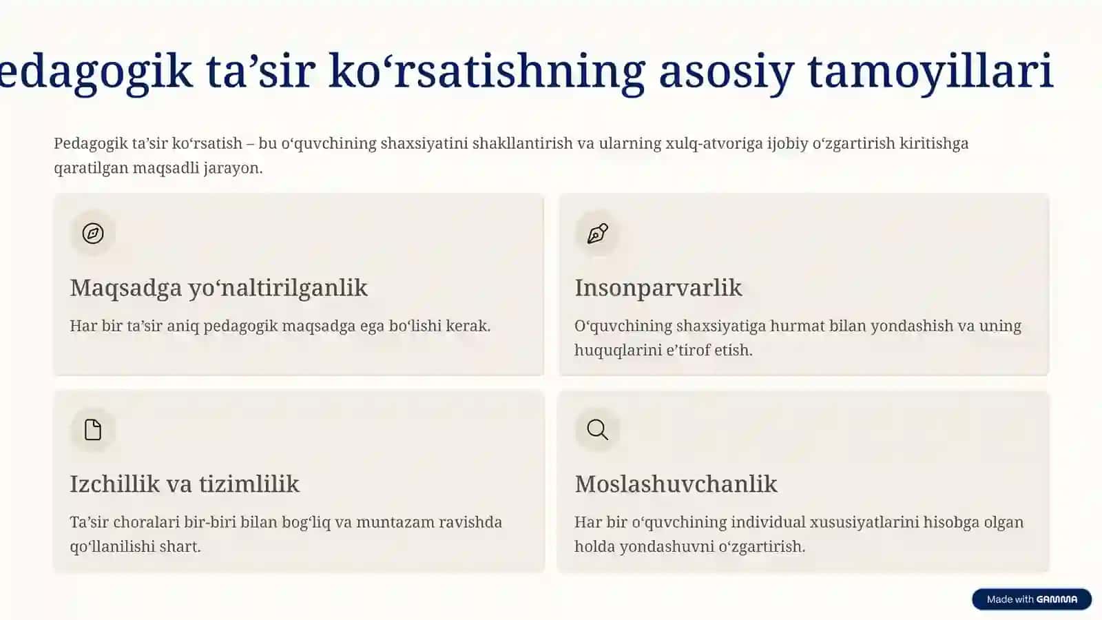 Kommunikativ malaka va pedagogik ta’sir ko‘rsatish: Samara va rivojlanish sirlari 3