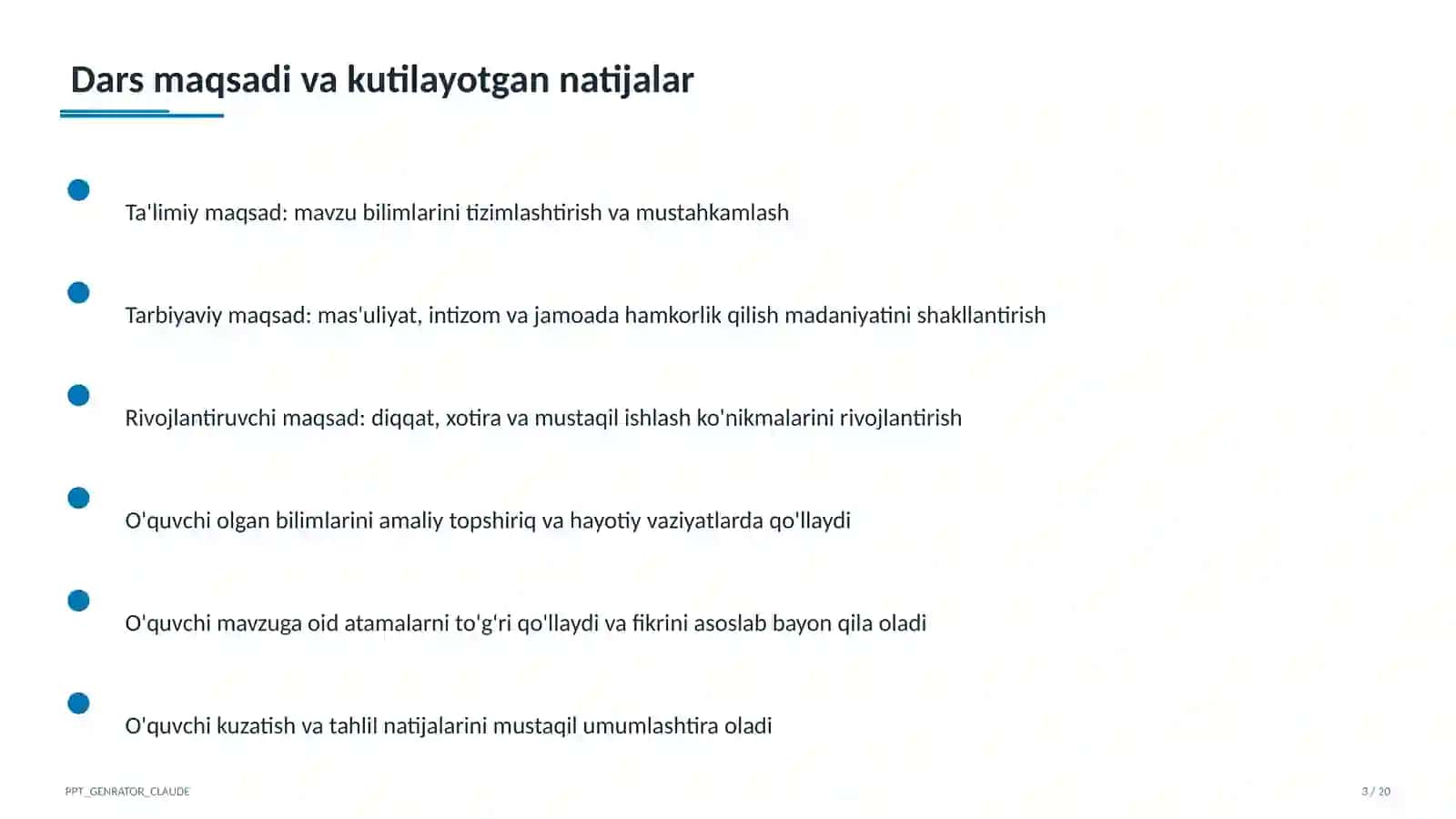 Turizm geografiyasi va O'zbekistonning turistik salohiyati (11-sinf) 3