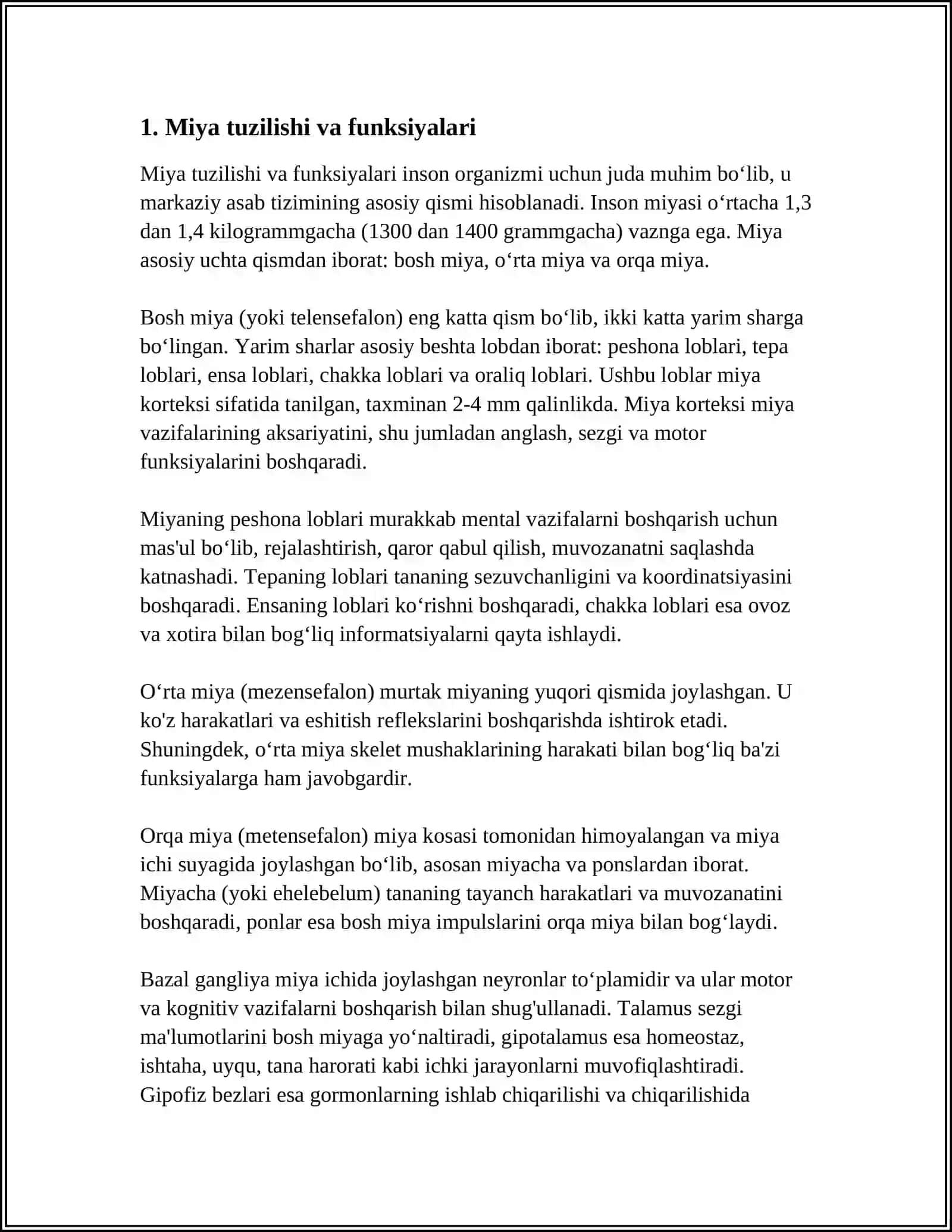 NERV TIZIMI ODOM MIYA PEREFERIK NERV VA ORQA MIYA TUGUNI 3