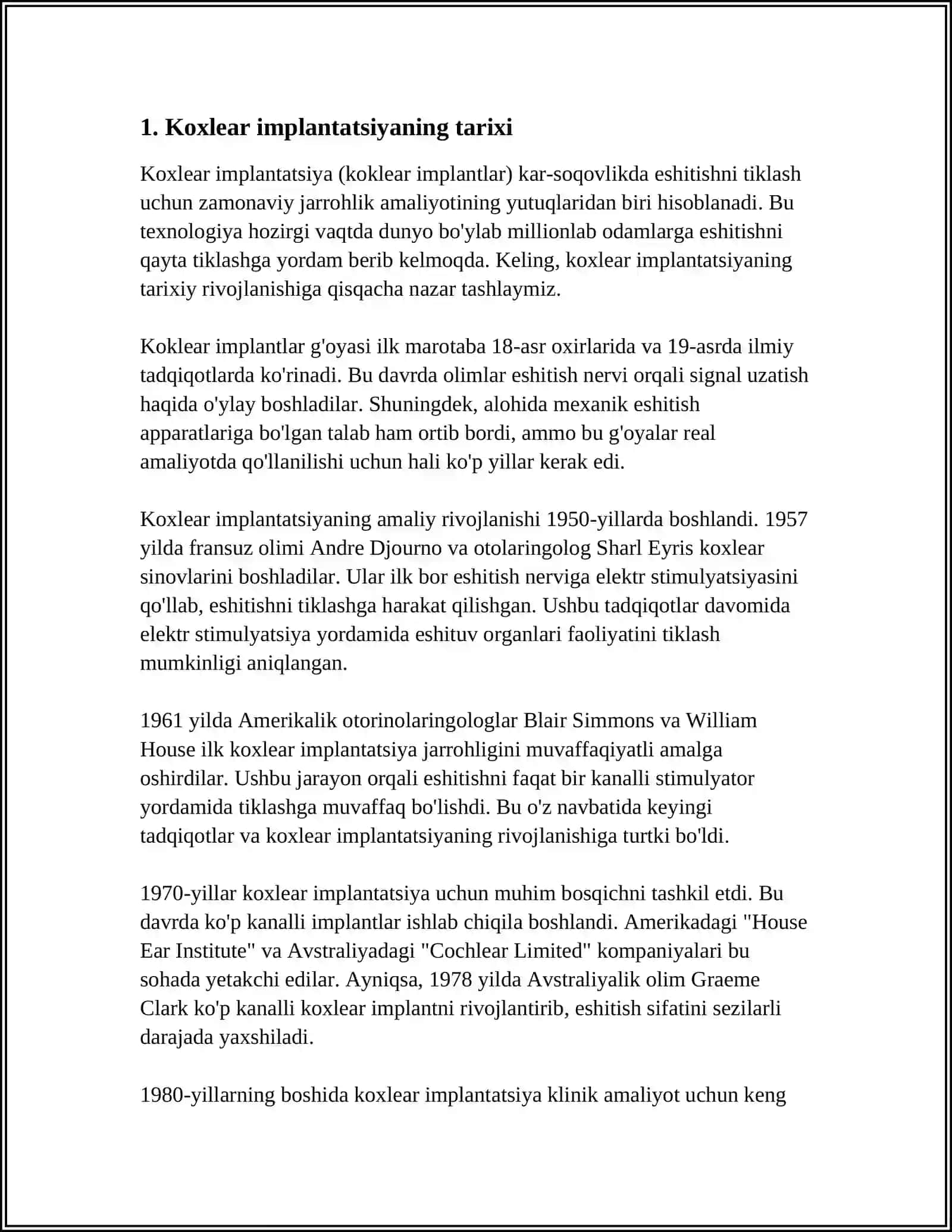 KOXLEAR IMPLANTLI ESHITISHDA NUQSONI BOLGAN BOLALAR 3