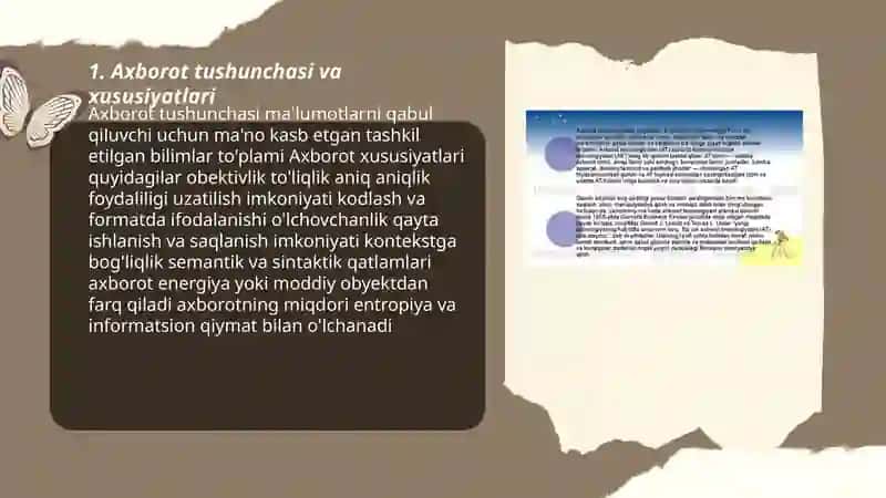 Axborot va maʼlumot 3