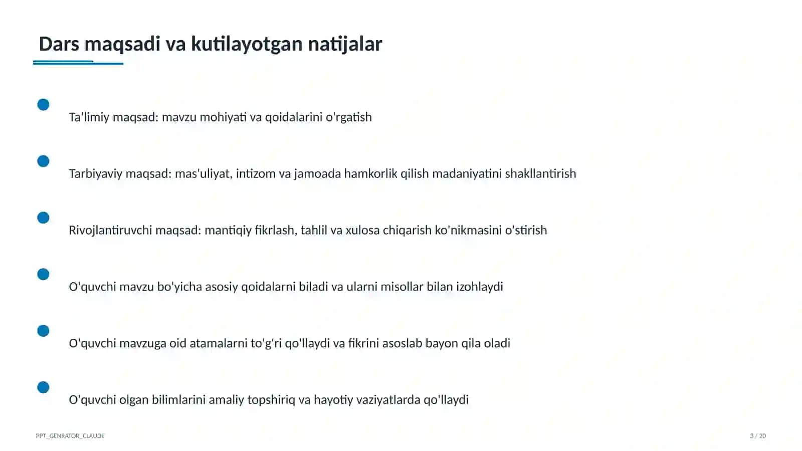 Fitnes va mustaqil mashg'ulot rejasi (11-sinf) 3