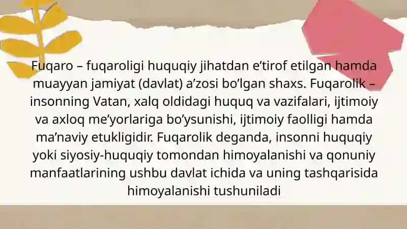 Fuqarolik tarbiyasi 3