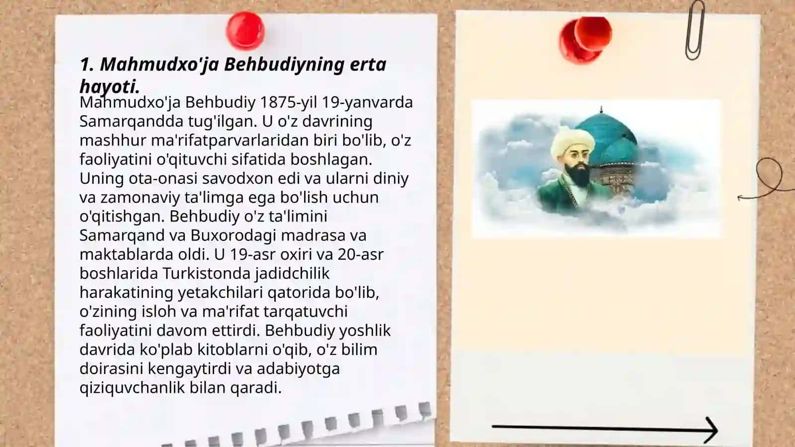 Mahmudxo'ja Behbudiyning erta hayoti 3