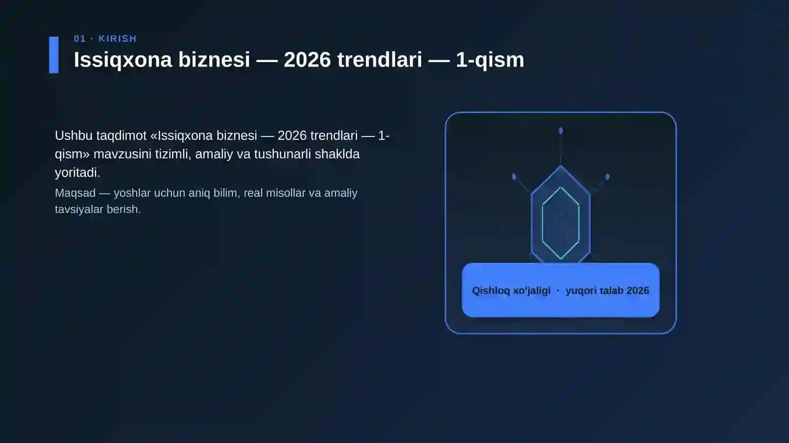 Issiqxona biznesi — 2026 trendlari — 1-qism 3