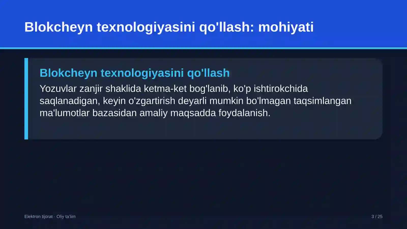 Energetika ta'mirlash korxonalarida blokcheyn texnologiyasini qo'llash 3