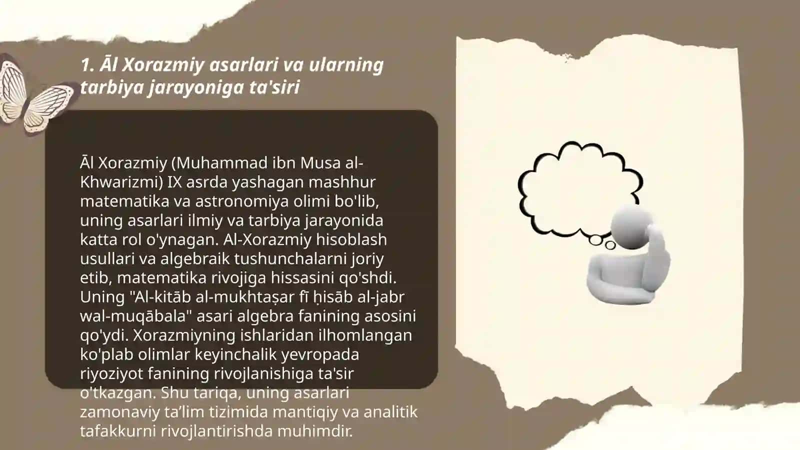 Yuksak manaviyatli yoshlarni tarbiyalashda Òrta Osiyo allomalari ilmiy merosining òrni 3