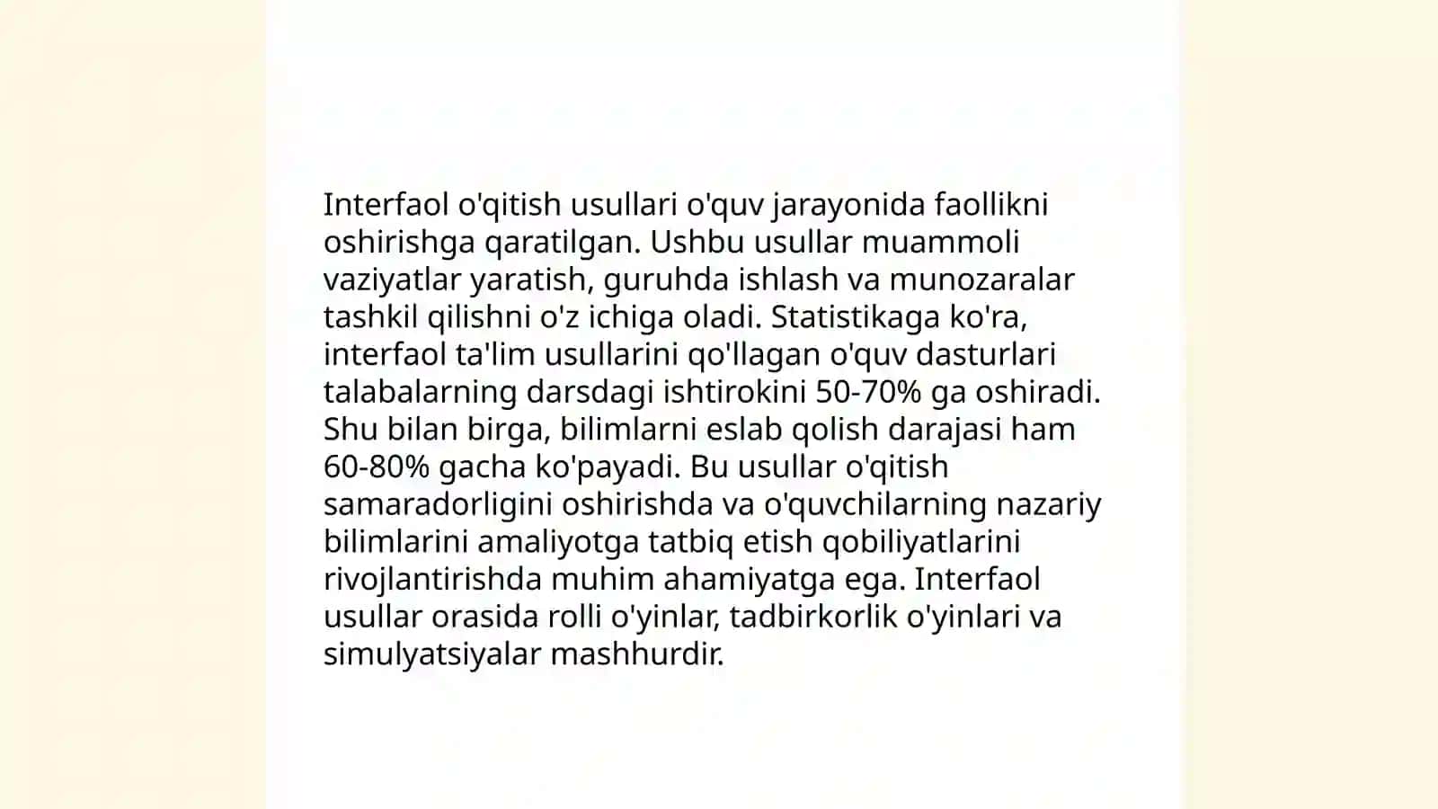 Pedagogik mahoratni rivojlantiruvchi usullar va metodlar 3