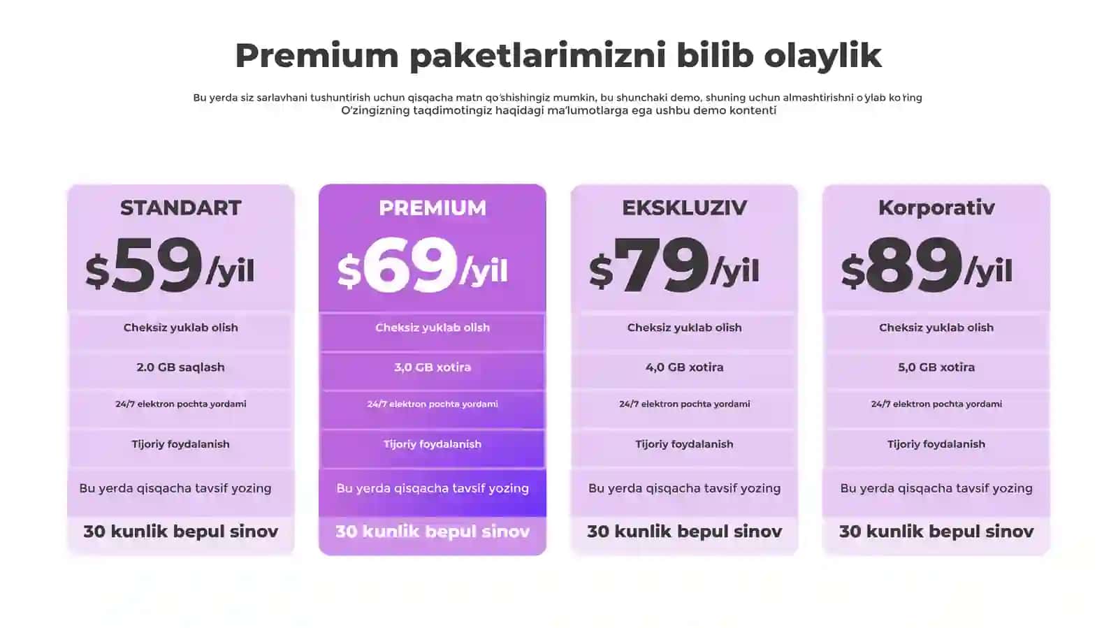 Taqdimot uchun bepul narxlash infografik Taqdimoti (11 Slayd) 3