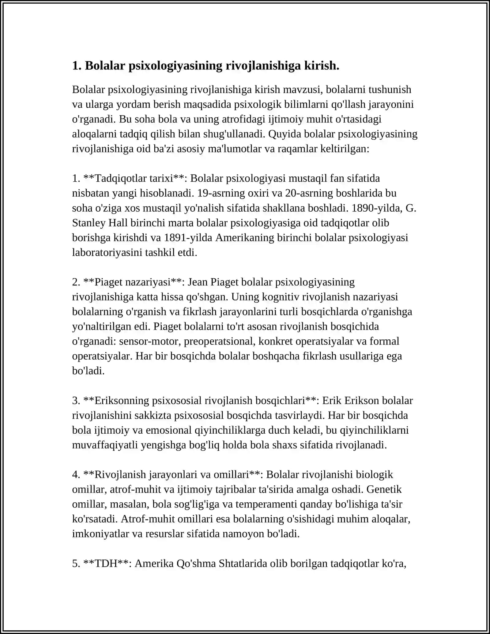 Bolalar Psixologiyasi Fanining Ahamiyati 3