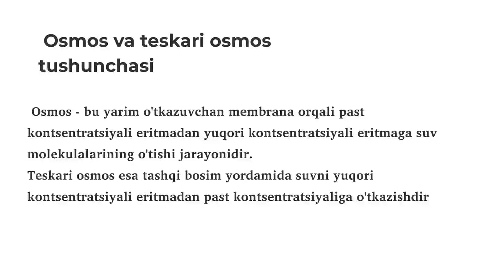 Oqava suvlarni osmos usulida tozalash 3