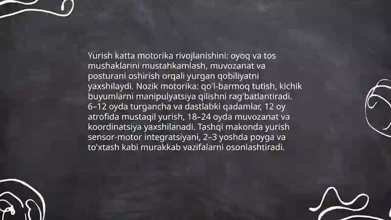 Yurishning bola rivojlanishga tasiri 3