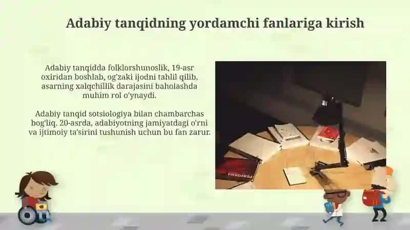 Adabiy tanqidning yordamchi fanlari 3