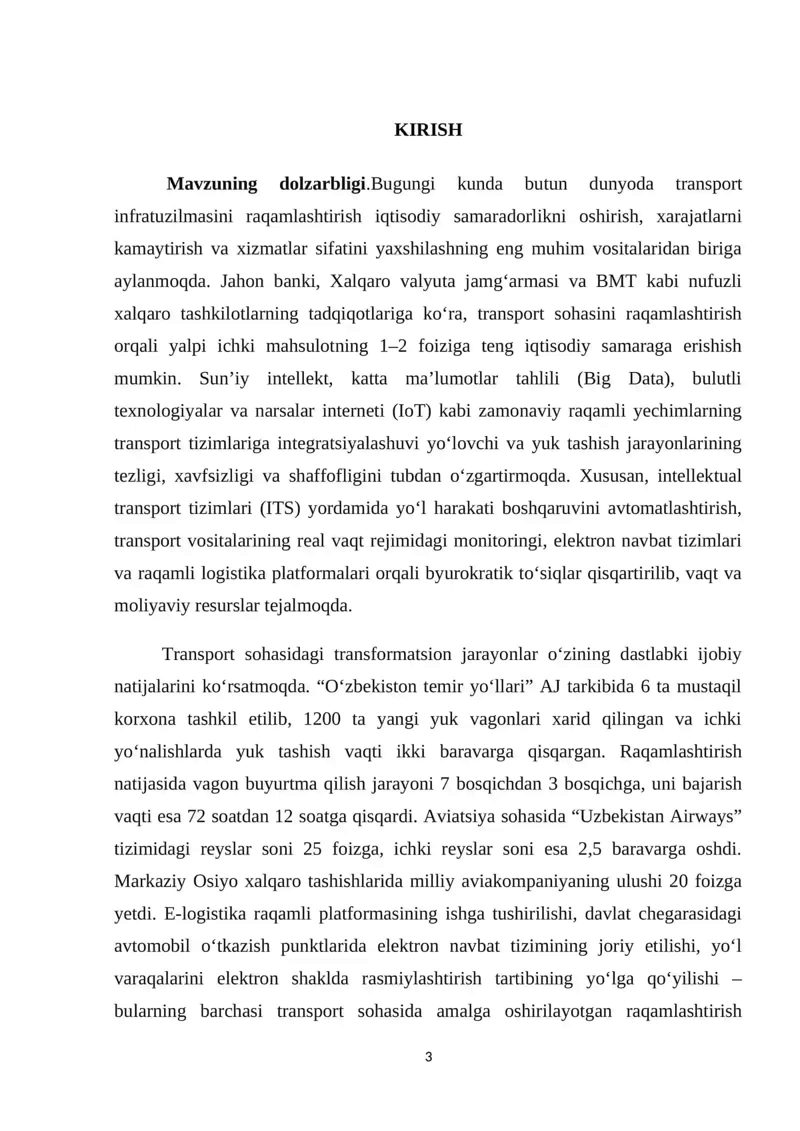 Intellektual transport tizimlari (ITS) va ularning tarkibiy qismlari 3